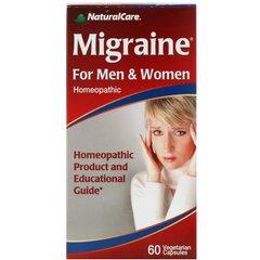 Средство от мигрени, для мужчин и женщин, NaturalCare, 60 капсул купить в Киеве и Украине