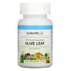 Экстракт листьев оливы Eclectic Institute (Olive Leaf) 400 мг 90 капсул купить в Киеве и Украине