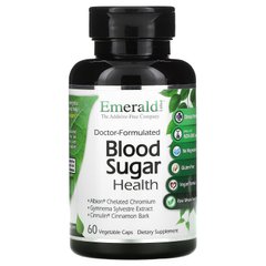 Emerald Laboratories, Здоров'я цукру в крові, 60 овочевих капсул