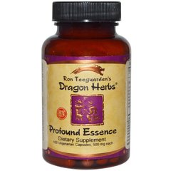 Енергетичний тонік Profound Essence, Dragon Herbs, 500 мг, 100 капсул