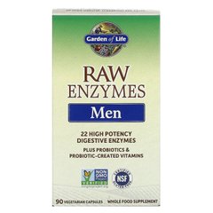 Ферменты с витаминами и минералами для мужчин Garden of Life (Raw Enzyme) 90 капсул купить в Киеве и Украине