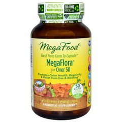 Вітаміни для жінок 50+ MegaFood (MegaFlora) 60 капсул