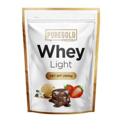 Сироватковий протеїн з смаком полуниці Pure Gold (Whey Light) 2,3 кг