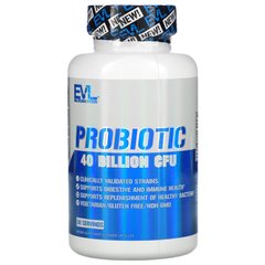 EVLution Nutrition, Ультра чистые пробиотики, Ultra Pure Probiotic, 40 миллиардов КОЕ, 60 капсул купить в Киеве и Украине