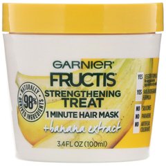 Зміцнююча маска для волосся на 1 хвилину, з екстрактом банана, Garnier, 100 мл