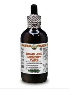 Підтримка мозку та пам'яті без спирту Hawaii Pharm (Brain And Memory Care Alcohol-FREE) 120 мл