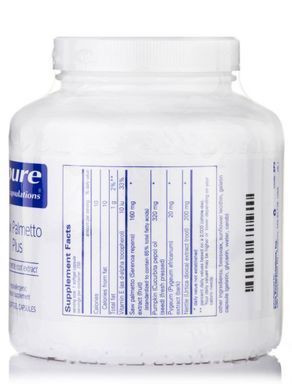 Со Пальметто з екстрактом кореня кропиви Pure Encapsulations (Saw Palmetto Plus with Nettle Root Extract) 250 капсул