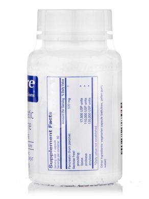 Формула ферменту підшлункової залози Pure Encapsulations (Pancreatic Enzyme Formula) 60 капсул