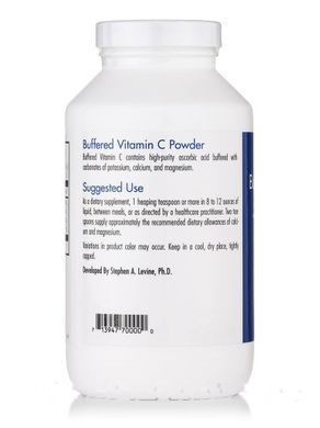 Buffered Vitamin C Powder (corn source), Allergy Research Group, 240 g