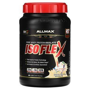 ALLMAX, ISOFLEX&reg;, Pure Whey Protein Isolate, Birthday Cake with Sprinkles, 2 lbs (907 g)