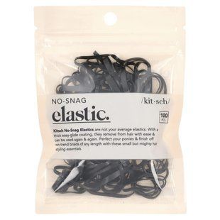 Kitsch, No-Snag Elastic, Black, 100 Pieces купить в Киеве и Украине
