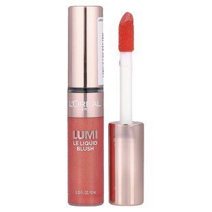 L'Or&eacute;al, Lumi, Le Liquid Blush, 625 Glowy Gold Pink, 0.33 fl oz (10 ml)