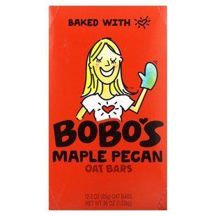 Bobo's Oat Bars, Maple Pecan, 12 Bars, 3 oz (85 g) Each купить в Киеве и Украине