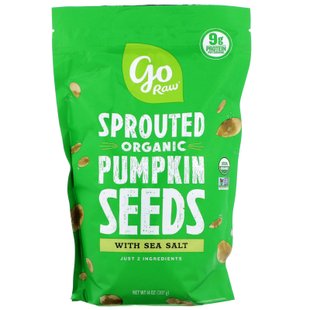 Пророщенные семечки тыквы Go Raw (Pumpkin Seeds) 454 г купить в Киеве и Украине