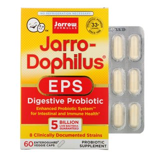 Пробиотик Jarrow Formulas (Jarro-Dophilus EPS) 5 млрд КОЕ 60 капсул купить в Киеве и Украине