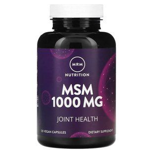 Метилсульфонилметан MRM (MSM) 1000 мг 120 вегетарианских капсул купить в Киеве и Украине