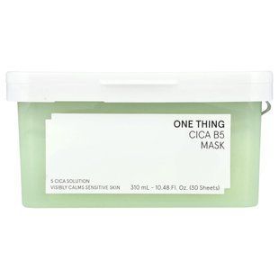 One Thing, Cica B5 Beauty Mask, 30 Sheets, 10.48 fl oz (310 ml)