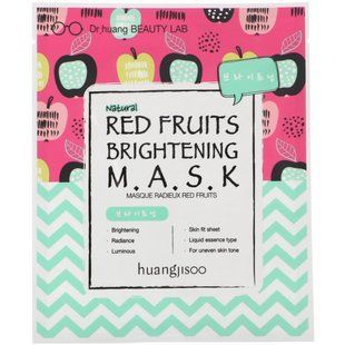 Fabric Face Mask Huangjisoo (Red Fruits Brightening Mask) 1 pc.