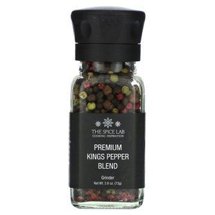 Смесь перцов + измельчитель, Premium Kings Pepper Blend, Grinder, The Spice Lab, 73 г купить в Киеве и Украине