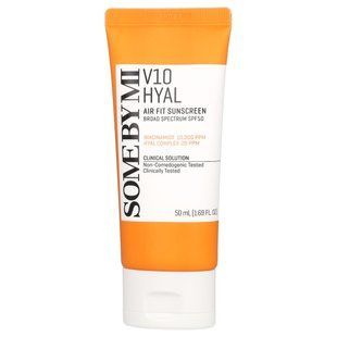 SOME BY MI, V10 Hyal, Air Fit Sunscreen, SPF 50 , 1.69 fl oz (50 ml) купить в Киеве и Украине