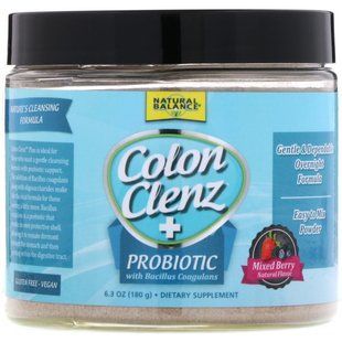 Очищение кишечника с пробиотиками Bacillus Coagulans Natural Balance (Bacillus Coagulans) 180 г купить в Киеве и Украине