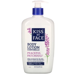 Увлажняющий лосьон для тела Kiss My Face (Moisturizer Peaceful Patchouli) 473 мл купить в Киеве и Украине