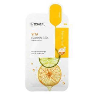MEDIHEAL, Vita, Essential Beauty Mask, 1 Sheet, 0.81 fl oz (24 ml)