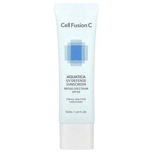 Cell Fusion C, Aquatica UV Defense Sunscreen, For All Skin Types, SPF 50, 1.69 fl oz (50 ml) купить в Киеве и Украине