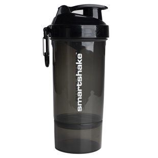 Шейкер спортивный черный "пушечный дым" SmartShake (Original2Go One Gunsmoke Black) 800 мл купить в Киеве и Украине