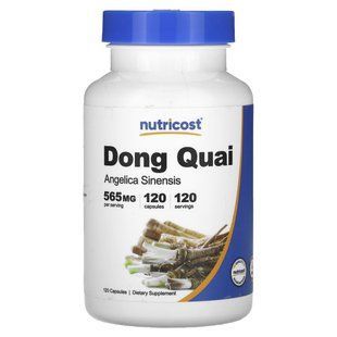 Nutricost, Dong Quai, 565 мг, 120 капсул