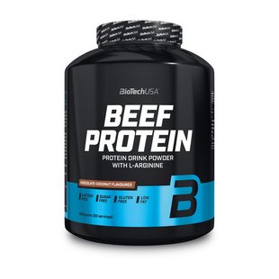 BEEF Protein BioTech 1,8 kg strawberry купить в Киеве и Украине