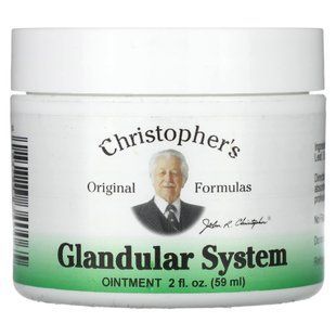 Christopher's Original Formulas, Glandular System Ointment, 2 fl oz (59 ml) купить в Киеве и Украине