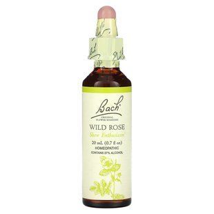 Дикая Роза оригинальные цветочное средство Bach (Wild Rose) 20 мл купить в Киеве и Украине