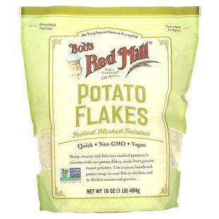 Potato Flakes, Instant Mashed Potatoes, Bobs Red Mill, 454 g
