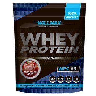 Willmax, Whey Protein 65, 1 kg, полуничний джем купить в Киеве и Украине