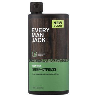 Every Man Jack, гель для душа, прилив + кипарис, 500 мл (16,9 жидк. унции) купить в Киеве и Украине