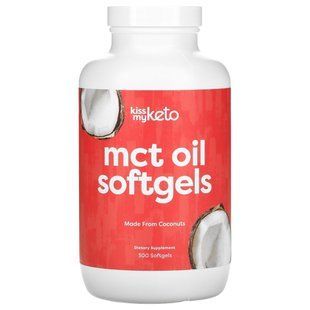Kiss My Keto, Мягкие капсулы с маслом MCT, 300 мягких таблеток купить в Киеве и Украине