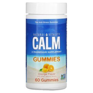 chewable gummies for stress, orange, 60 chewable tablets