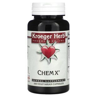 Kroeger Herb Co, Chem X, 100 вегетаріанських капсул