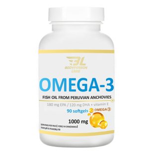 Омега 3 Bodyperson Labs (Omega-3) 90 капсул купить в Киеве и Украине