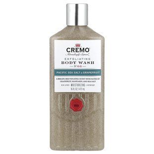 Cremo, Отшелушивающий гель для душа, № 06, тихоокеанская морская соль и грейпфрут, 16 жидких унций (473 мл) купить в Киеве и Украине