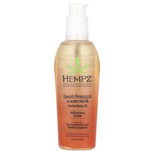Hempz, Herbal Body Oil, Sweet Pineapple & Honey Melon, 6.76 fl oz (200 ml) купить в Киеве и Украине