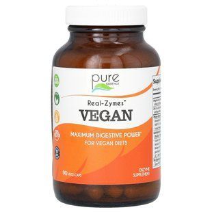 Пищеварительные ферменты для веганов Pure Essence 90 растительных капсул купить в Киеве и Украине