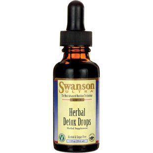 Травяные капли Детокс, Herbal Detox Drops, Swanson, 29.6 мл купить в Киеве и Украине