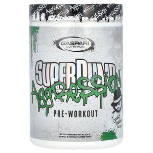 Gaspari Nutrition, SuperPump Aggression Pre-Workout, Italian Ice Jersey Mobster, 450 g