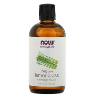 Лимонник эфирное масло Now Foods (Lemongrass Oil Essential Oils) 118 мл купить в Киеве и Украине