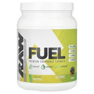 Raw Nutrition, Fuel, Premium Endurance Formula, Lemon Lime, 57.28 oz (1,620 g) купить в Киеве и Украине