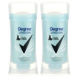 Degree, UltraClear, Black + White, Antiperspirant Deodorant, 2 Pack, 2.6 oz (74 g) Each купить в Киеве и Украине