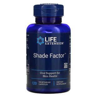 Здоровье кожи: защита от ультрафиолета Life Extension (Shade Factor) 120 капсул купить в Киеве и Украине