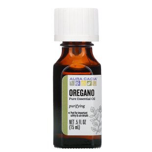 100% чистое эфирное масло, орегано, 100% Pure Essential Oil, Oregano, Aura Cacia, 15 мл купить в Киеве и Украине